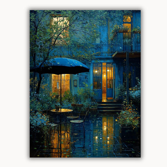 Street on a rainy night 3