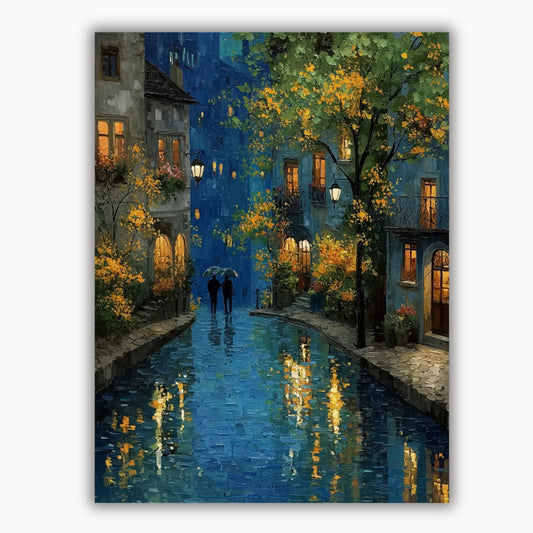 Street on a rainy night 5