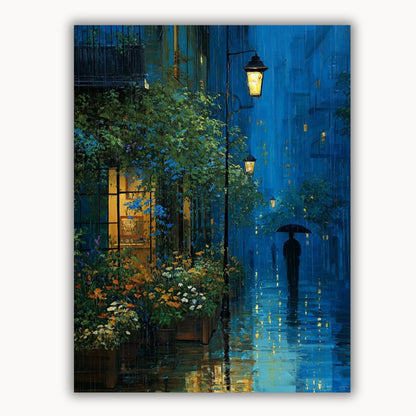 Street on a rainy night 6