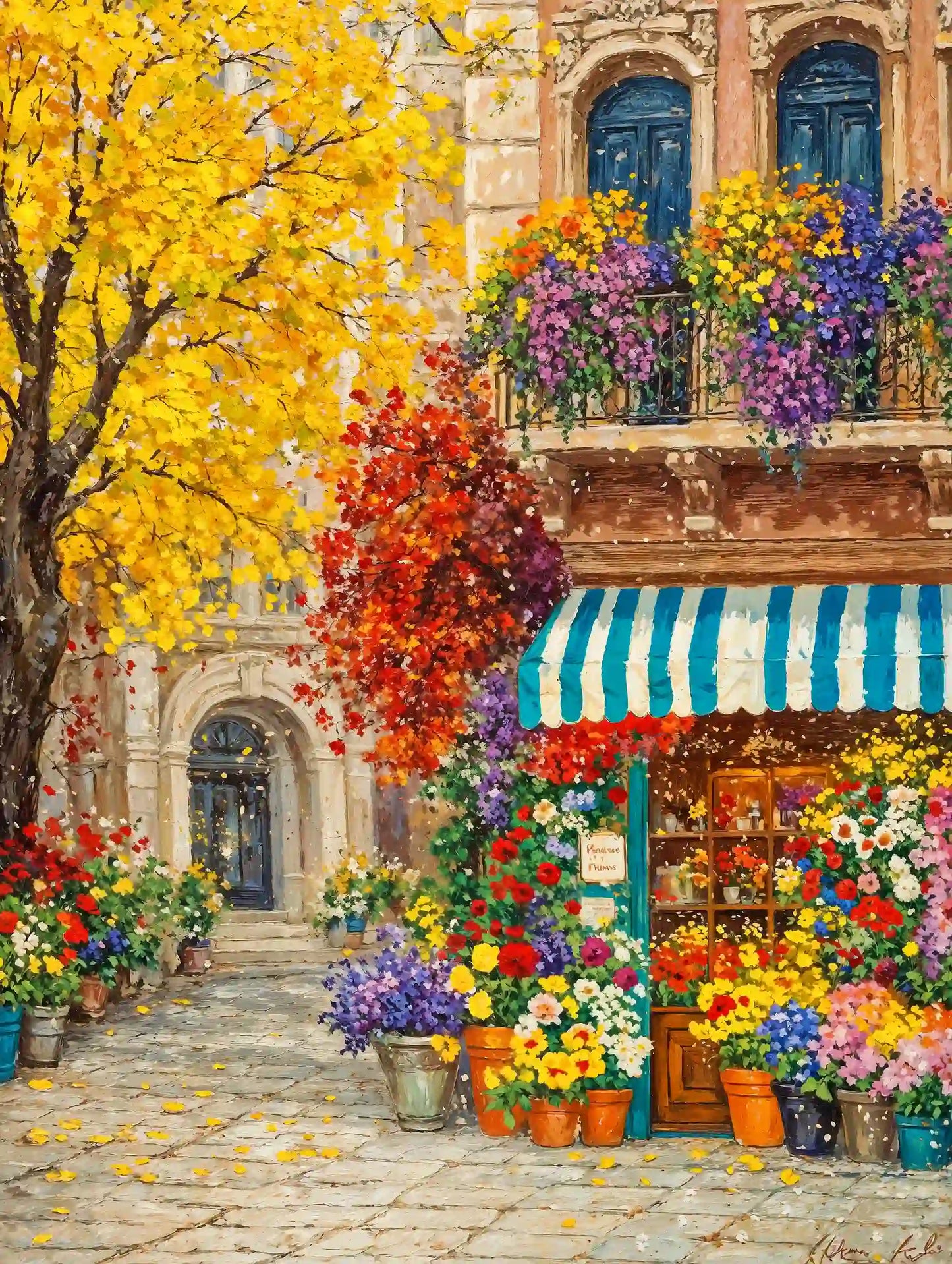Street side flower shop 1