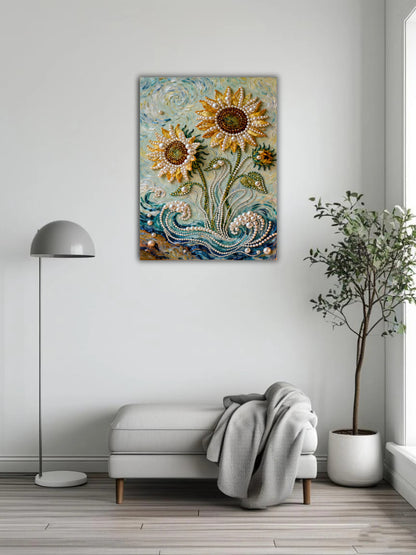 Sunflower Pearl Painting
