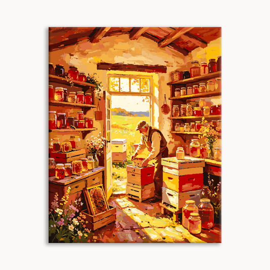 Sunlit General Store Paint By Numbers