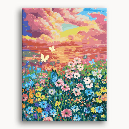 Sunset Butterfly Shadow