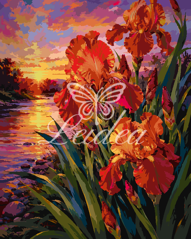 Sunset Iris Symphony