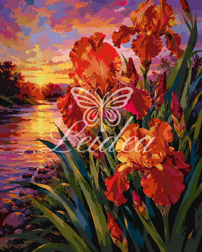 Sunset Iris Symphony