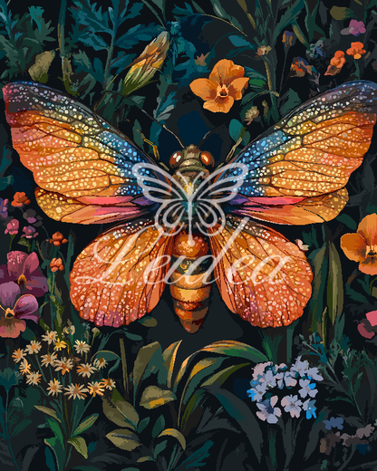 Sunset Wing Butterfly