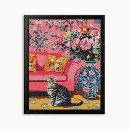 That strange cat 3 Diamond Painting 30/40 40/50 50/60