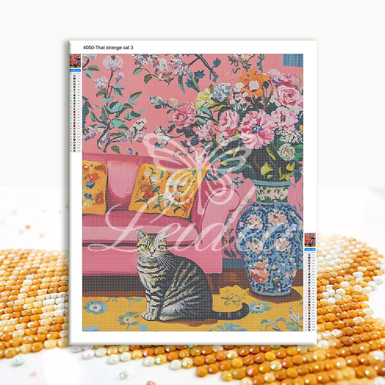 That strange cat 3 Diamond Painting 30/40 40/50 50/60