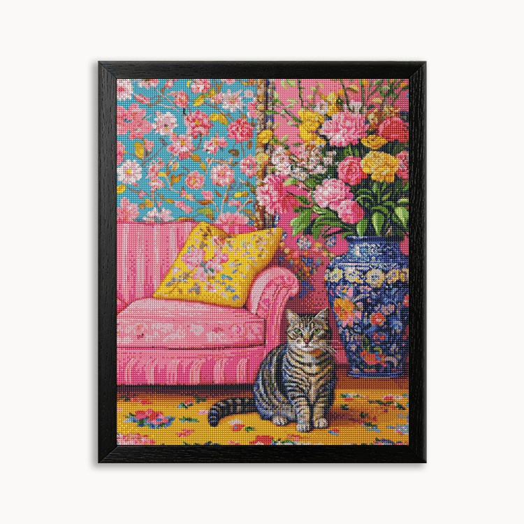 That strange cat 4 Diamond Painting 30/40 40/50 50/60