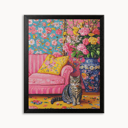 That strange cat 4 Diamond Painting 30/40 40/50 50/60