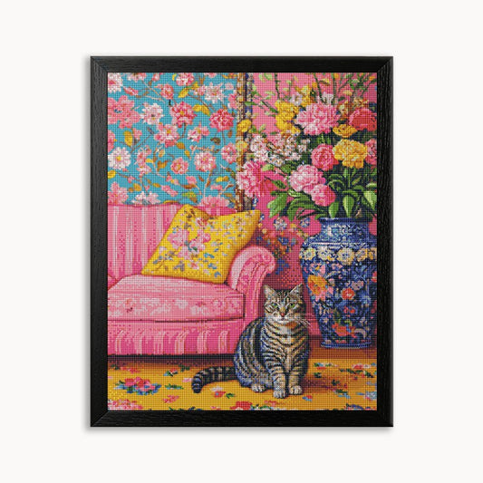 That strange cat 4 Diamond Painting 30/40 40/50 50/60