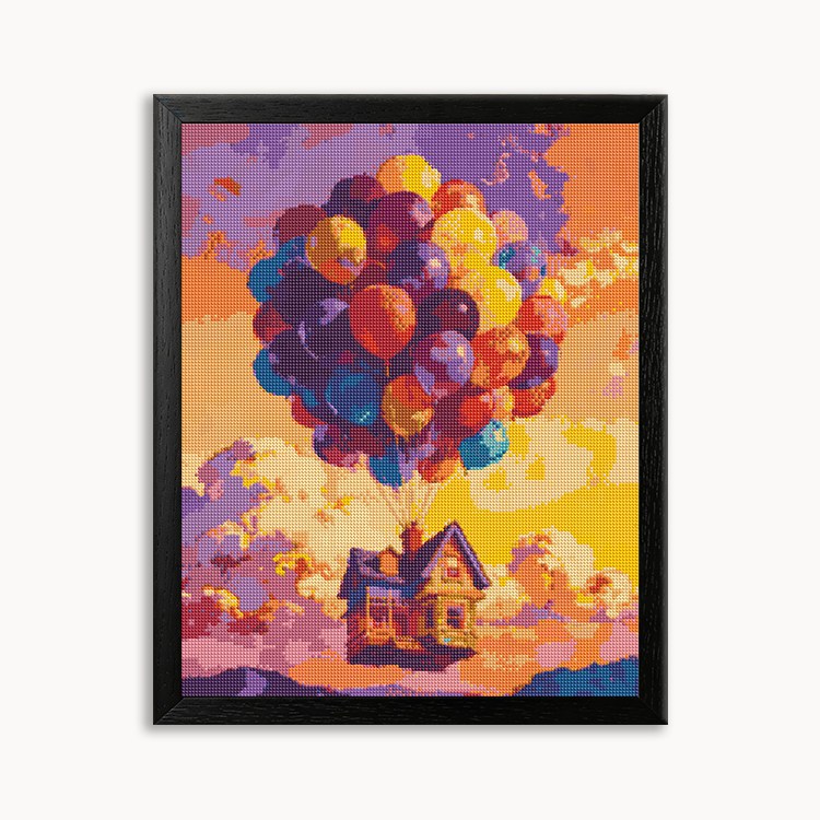 The Flying Hut's Travels 1 Diamond Painting 30/40 40/50 50/60