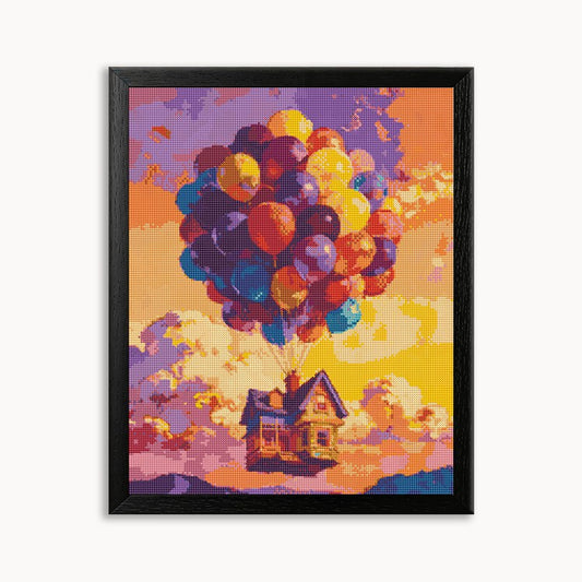 The Flying Hut's Travels 1 Diamond Painting 30/40 40/50 50/60