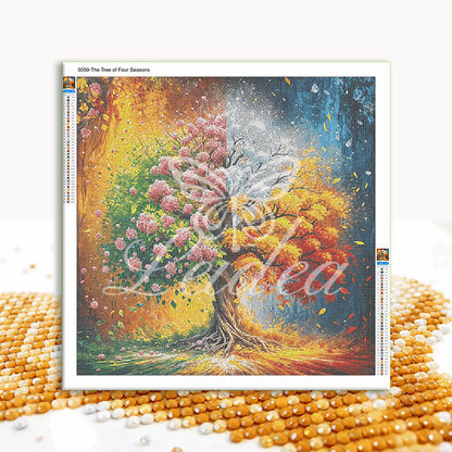 The Tree of Four Seasons Diamond Painting 40/40 50/50 60/60