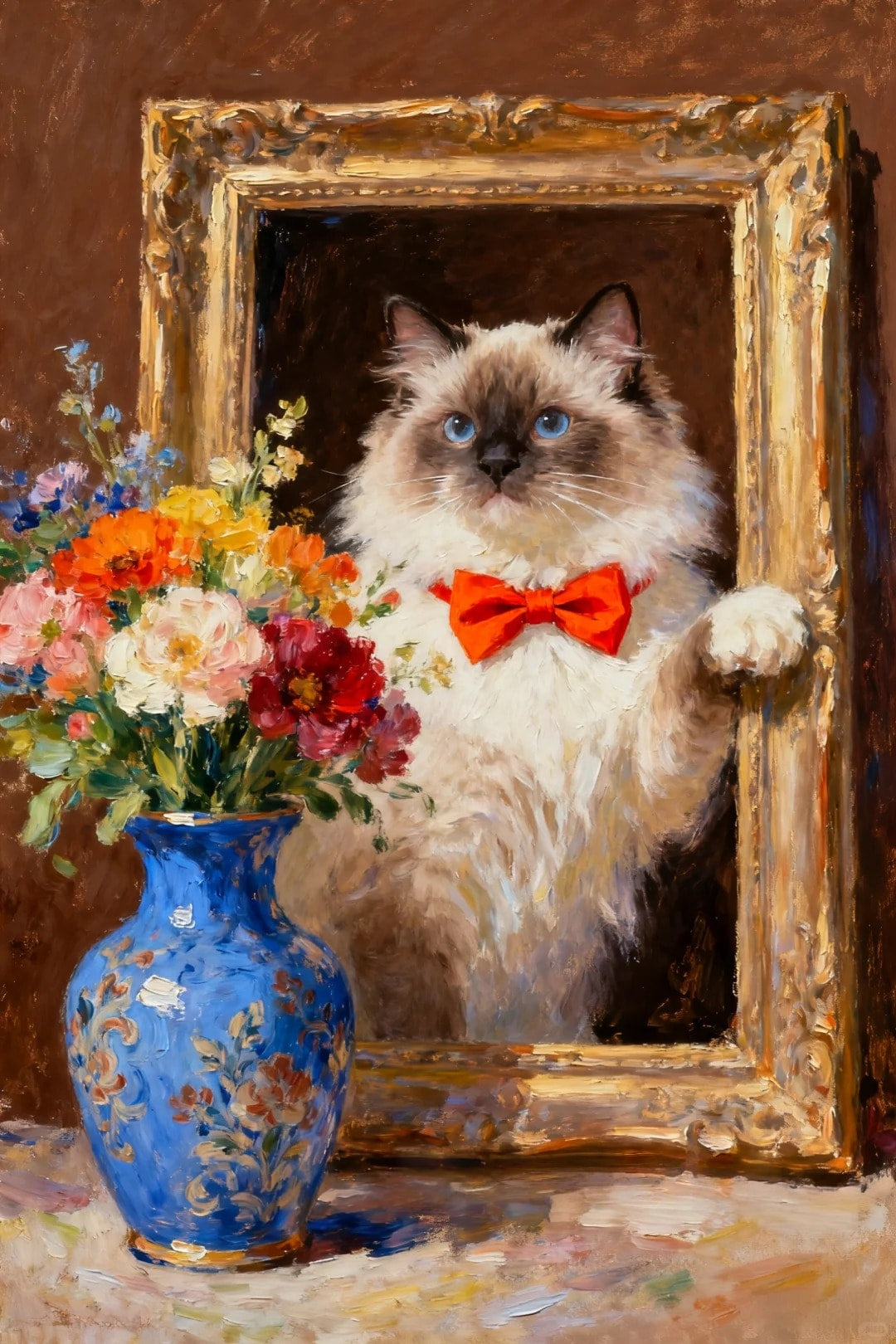 The cat in the picture frame 1