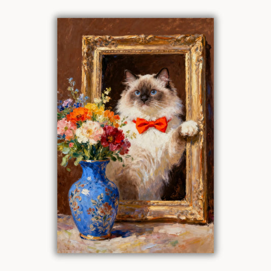 The cat in the picture frame 1