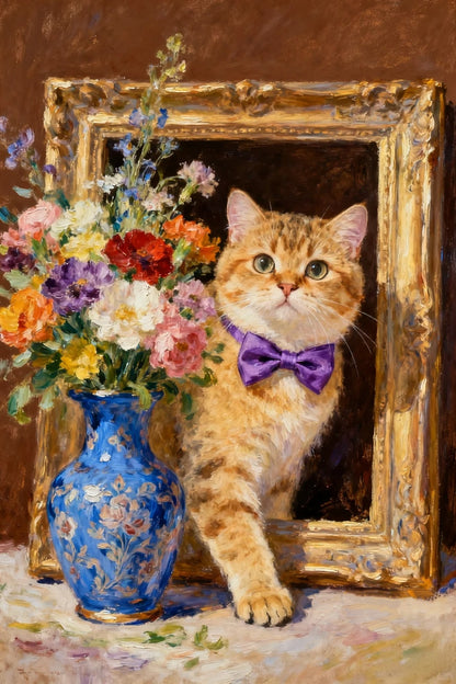 The cat in the picture frame 2