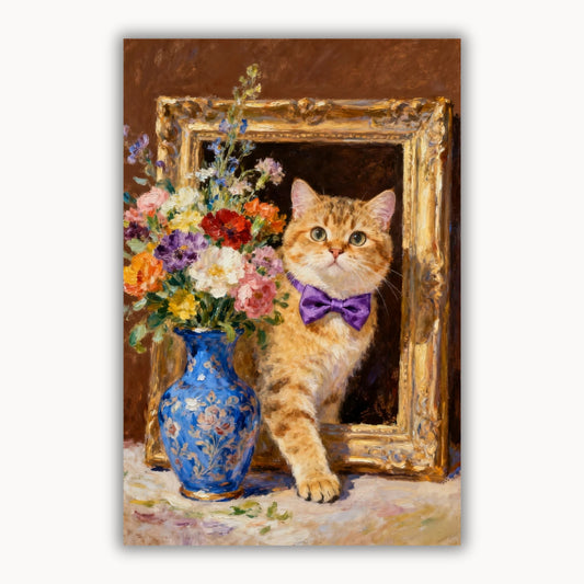 The cat in the picture frame 2