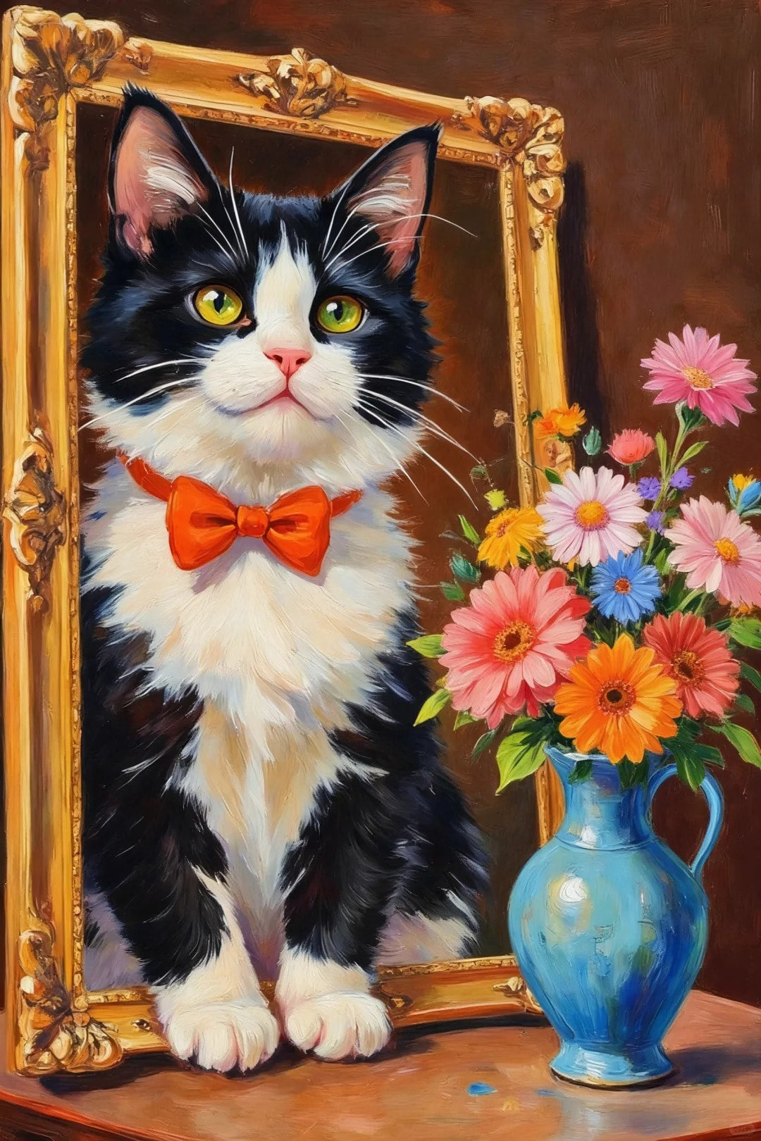 The cat in the picture frame 5