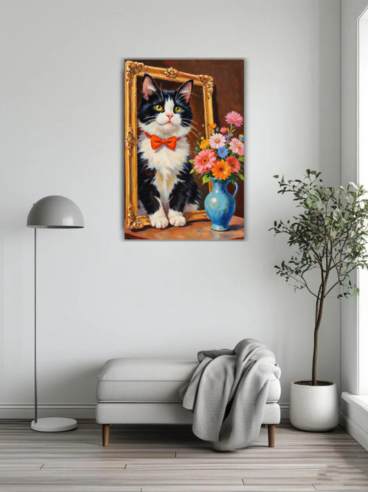 The cat in the picture frame 5
