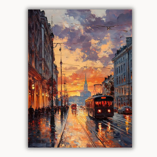 The gentle sunset in Madrid 3