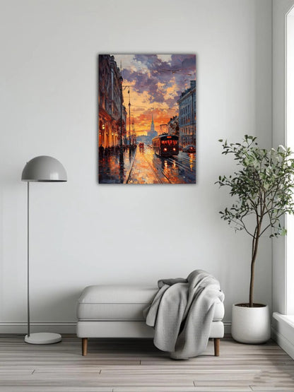 The gentle sunset in Madrid 3