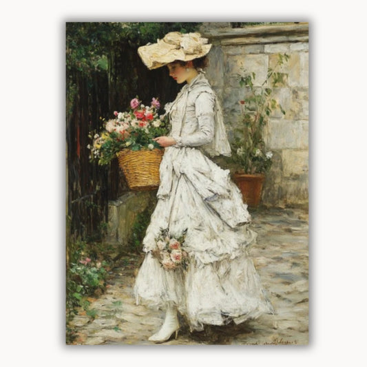 The girl who buys flowers 1