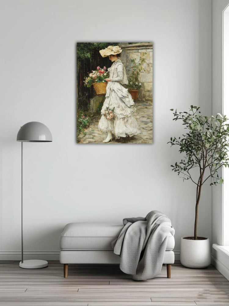 The girl who buys flowers 1