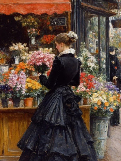 The girl who buys flowers 2