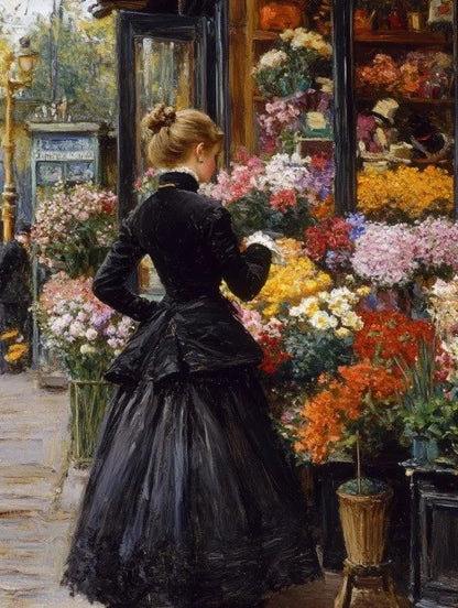 The girl who buys flowers 3