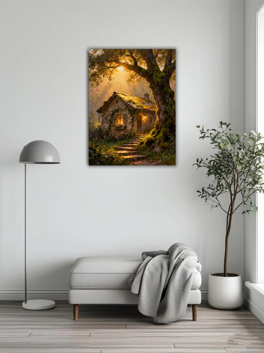 Treehouse in the early morning