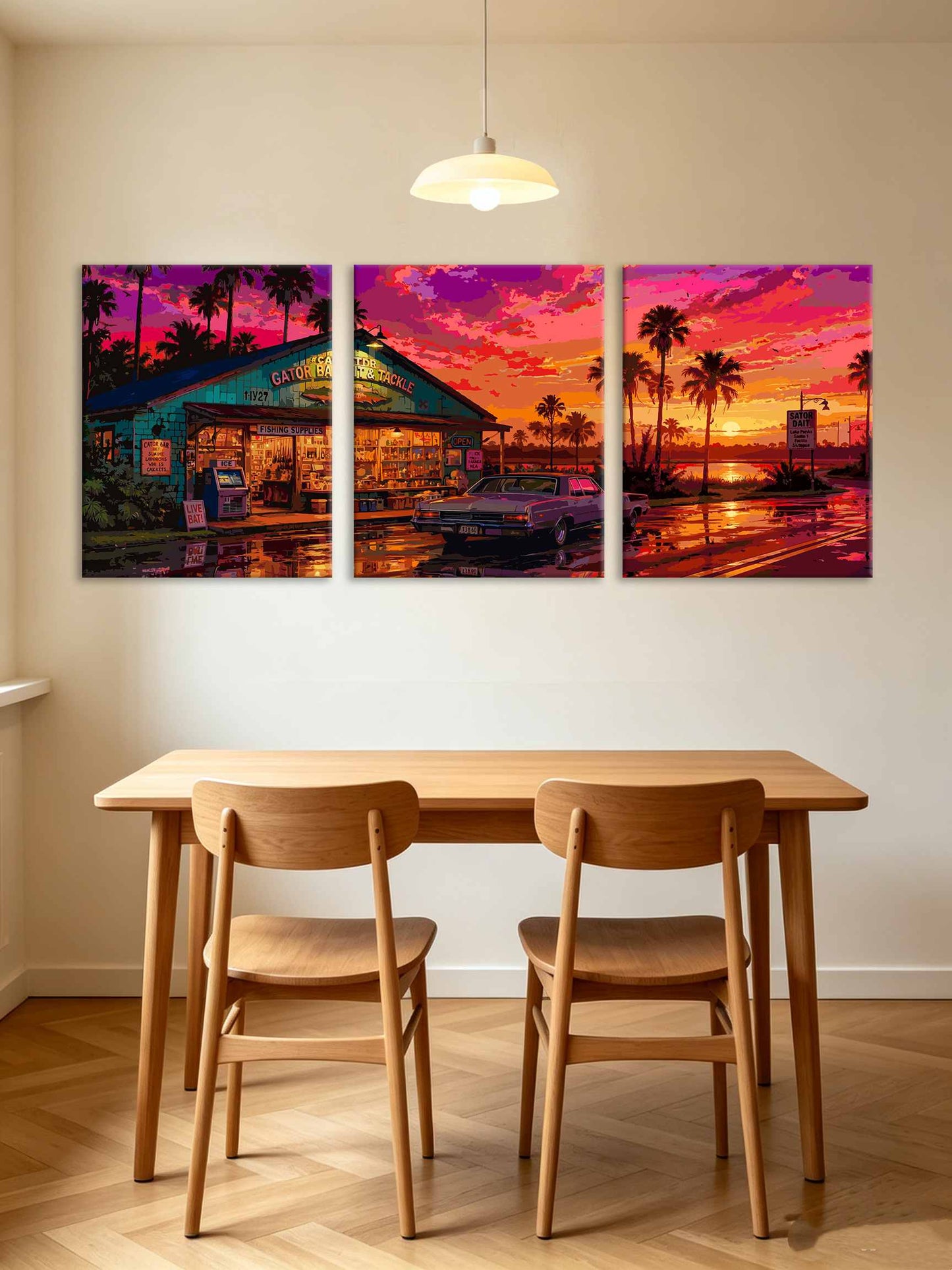 Tropic Store (Set of 3 PCS) Paint By Numbers