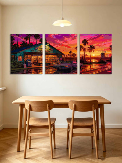 Tropic Store (Set of 3 PCS) Paint By Numbers