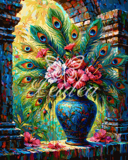 Turquoise Vase Reverie