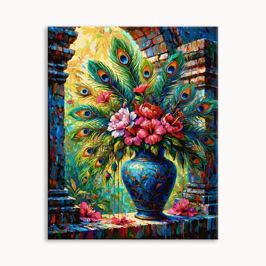 Turquoise Vase Reverie