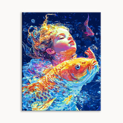 Underwater Koi Serenity