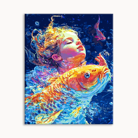 Underwater Koi Serenity