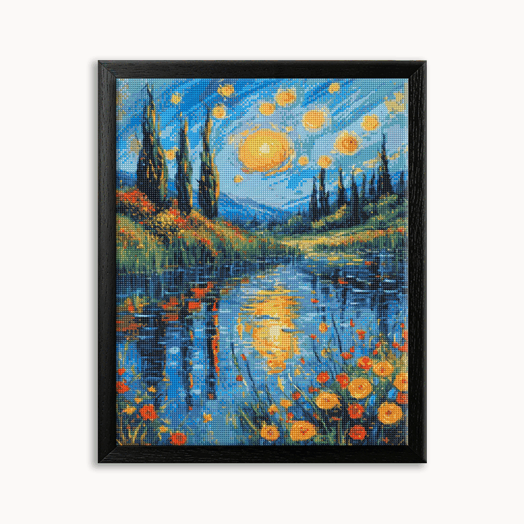 Van Gogh Lake 1 Diamond Painting 30/40 40/50 50/60