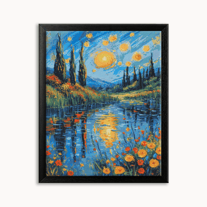 Van Gogh Lake 1 Diamond Painting 30/40 40/50 50/60