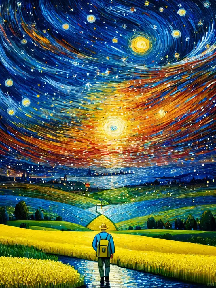 Van Gogh Style Starry Sky 1
