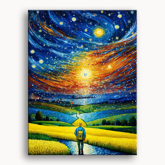 Van Gogh Style Starry Sky 1