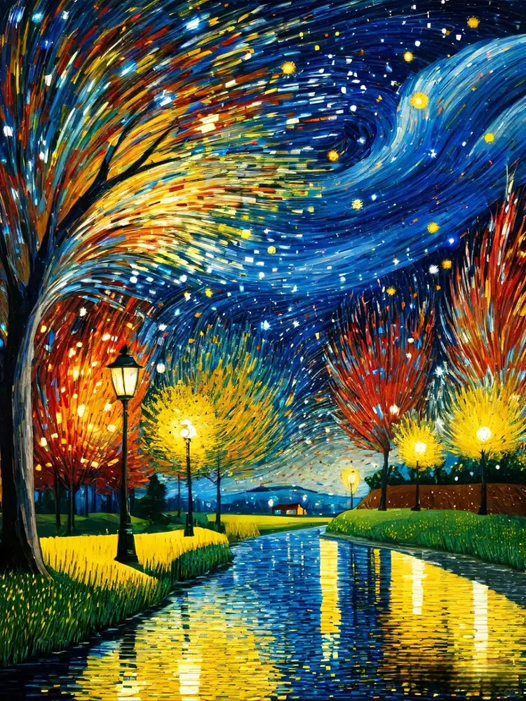 Van Gogh Style Starry Sky 2