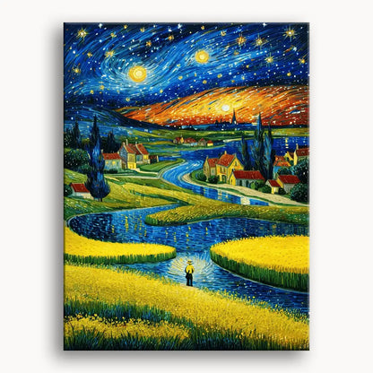 Van Gogh Style Starry Sky 3