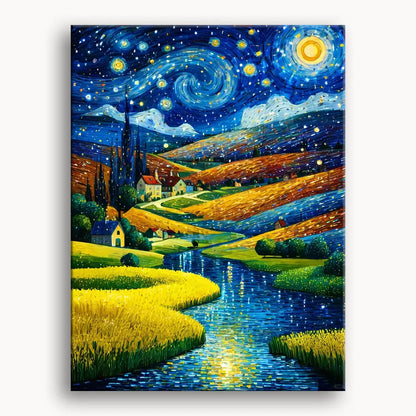 Van Gogh Style Starry Sky 4