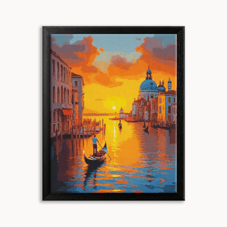 Venice at sunset 1 Diamond Painting 30/40 40/50 50/60