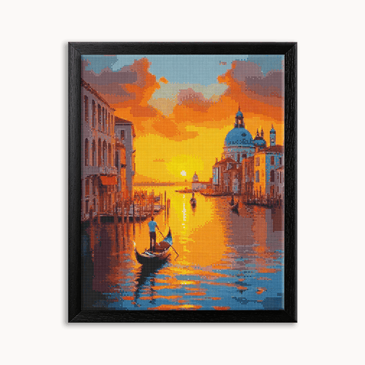 Venice at sunset 1 Diamond Painting 30/40 40/50 50/60