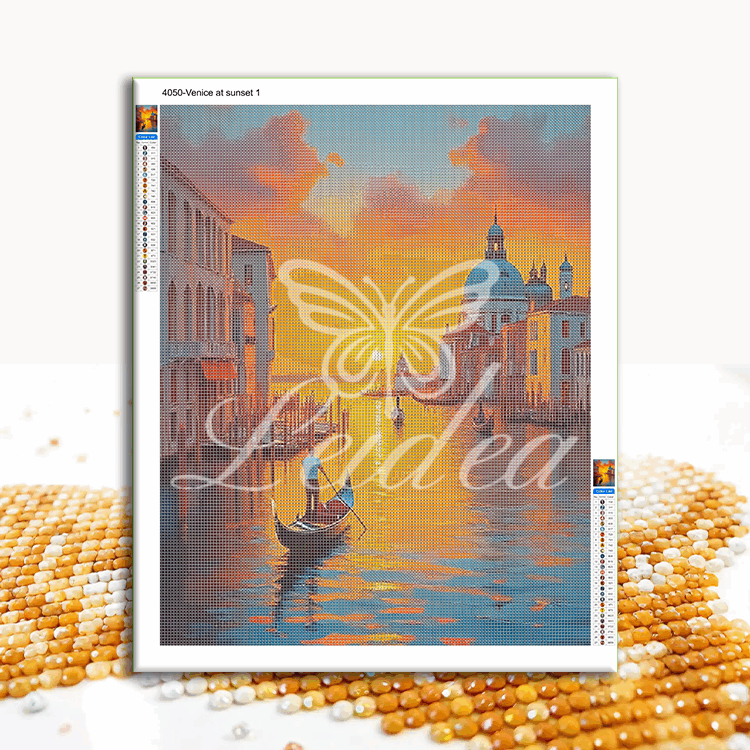 Venice at sunset 1 Diamond Painting 30/40 40/50 50/60