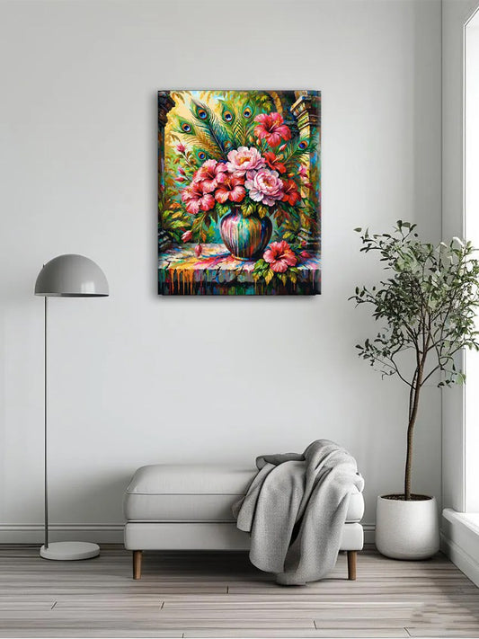 Vibrant Floral Canvas