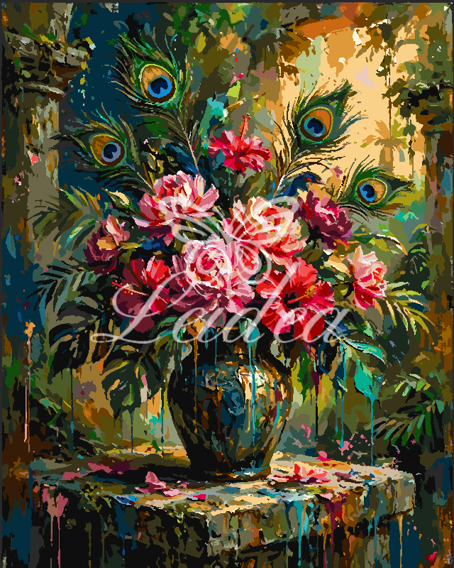 Vibrant Petals in Vase