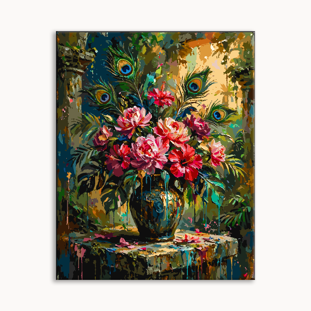Vibrant Petals in Vase
